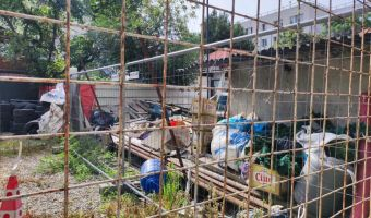 Sancțiune aplicată de polițiștii locali pentru depozitare de deșeuri  provenite din construcții pe domeniul public
